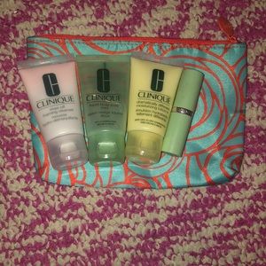 Clinique skin set with lipstick